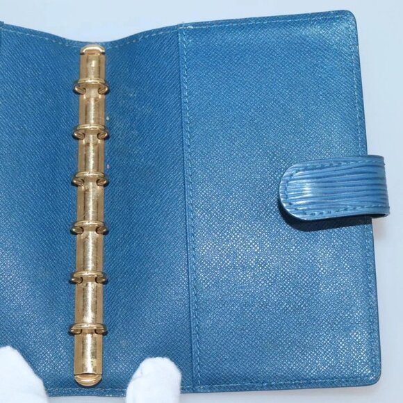 LOUIS VUITTON Epi Agenda PM Day Planner Cover Blue - Picture 14 of 16